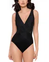 Miraclesuit Solid Ibiza One Piece Swimsuit In Black