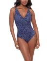 Miraclesuit Spotlight Oceanus Dd One-piece In Blue