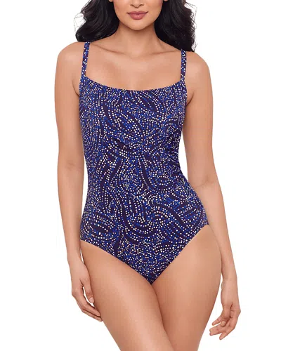 Miraclesuit Spotlight Starr One Piece Swimsuit In Blue