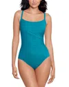 Miraclesuit Rock Solid Starr Underwire One-piece Swimsuit In Multi