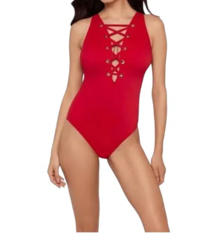 Miraclesuit Steffi One Piece Swimsuit In Mars In Red