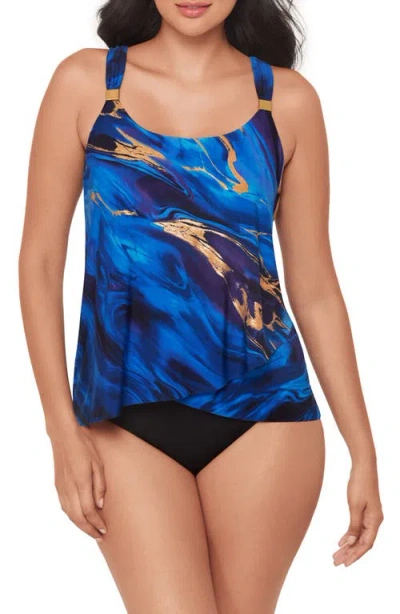 Miraclesuit ® Stellar Nova Dazzle Tankini Top In Blue