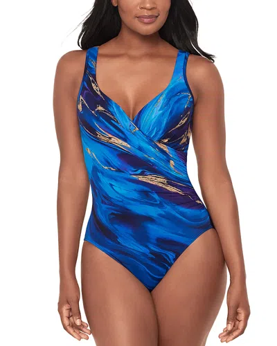 Miraclesuit Stellar Nova It's A Wrap One Piece Swimsuit In Multi