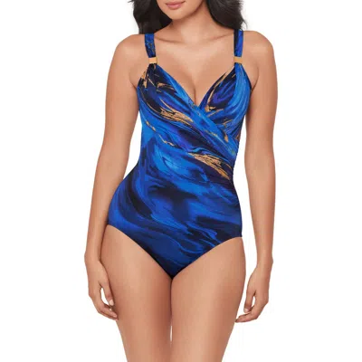 Miraclesuit ® Stellar Nova Siren One-piece Swimsuit In Blue