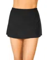 Miraclesuit Swim Skirt Bottom In Black In Black