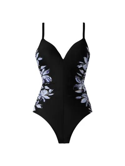 Miraclesuit Swim Women's Fiore Di Luna Temptation Floral One-piece Swimsuit In Multi