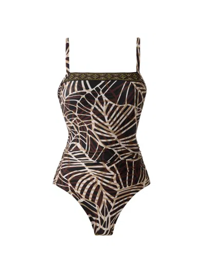 Miraclesuit Swim Women's Lets Be Fronds Kara Floral Swimsuit In Multi