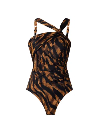 Miraclesuit Swim Women's Raya De Safari Europa Animal-print One-piece Swimsuit In Multi