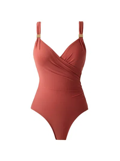 Miraclesuit Swim Women's Razzle Dazzle Siren One-piece Swimsuit In Brown