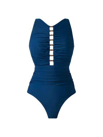 Miraclesuit Swim Women's Razzle Dazzle Swizzle One-piece Swimsuit In Twilight