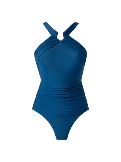 Miraclesuit Swim Women's Rock Solid Aphrodite One-piece Swimsuit In Purple