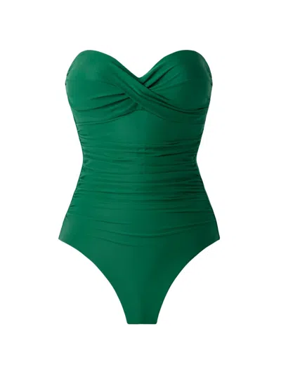 Miraclesuit Swim Women's Rock Solid Madrid One-piece Swimsuit In Green
