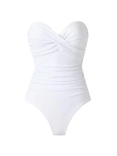 Miraclesuit Swim Women's Rock Solid Madrid One-piece Swimsuit In White