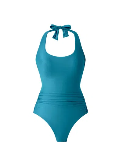 Miraclesuit Swim Women's Rock Solid Utopia Halter One-piece Swimsuit