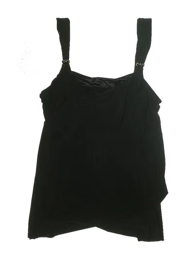 Pre-owned Miraclesuit Swimsuit Top Black Swimwear