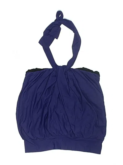 Pre-owned Miraclesuit Swimsuit Top Blue Swimwear