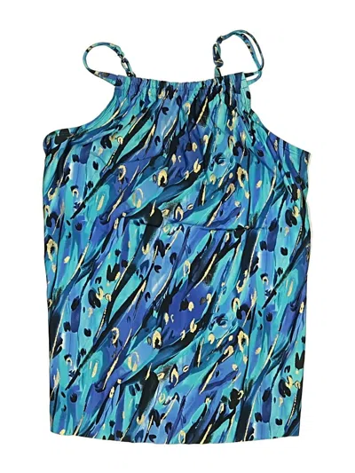 Pre-owned Miraclesuit Swimsuit Top Blue Swimwear