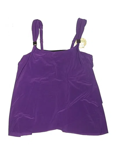 Miraclesuit Swimsuit Top Purple Swimwear