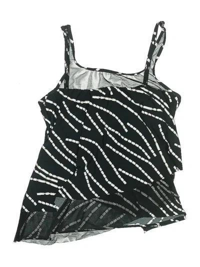 Pre-owned Miraclesuit Swimsuit Top Silver Swimwear