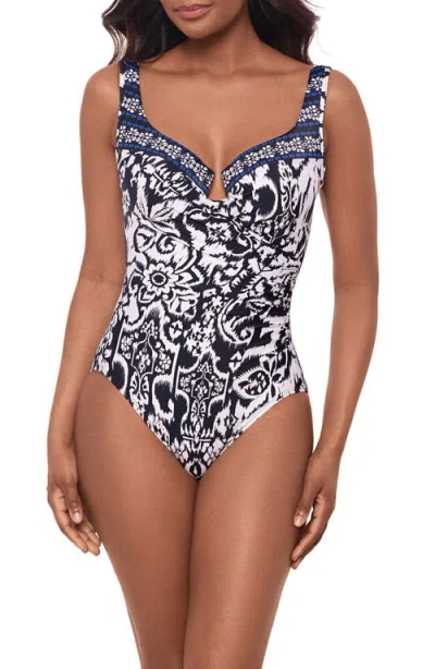 Miraclesuit ® Talavera Escape Mixed Print One-piece Swimsuit