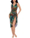 Miraclesuit Tamara Tigre Long Sarong In Multi