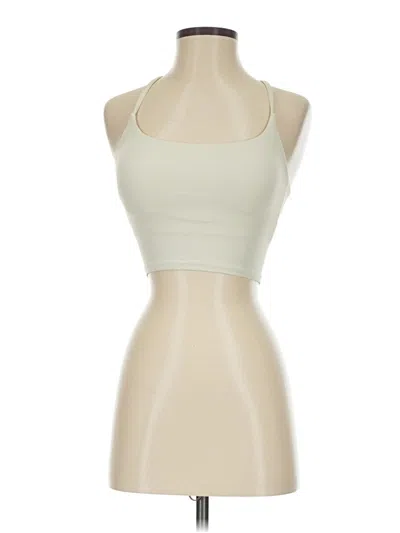 Pre-owned Miraclesuit Tank Top Ivory Halter Neckline Tops In White