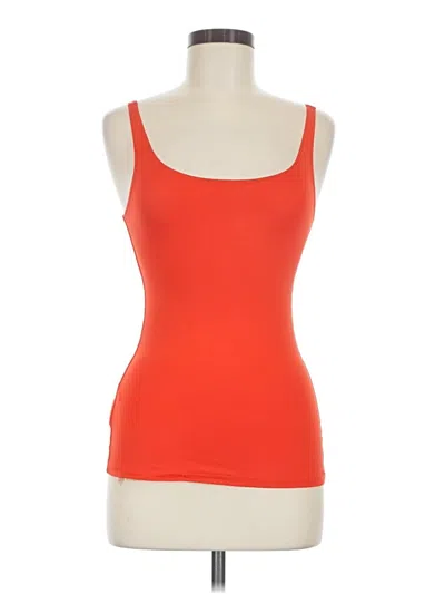 Pre-owned Miraclesuit Tank Top Orange Square Neckline Tops