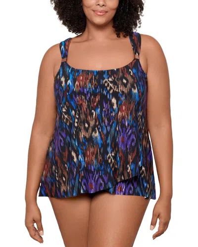 Miraclesuit Tapiz Dazzle Tankini In Multi