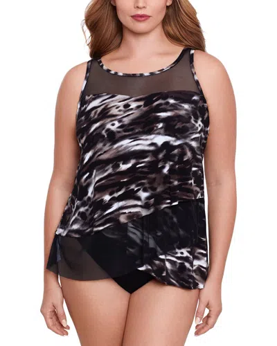 Miraclesuit Tempest Mirage Tankini In Black
