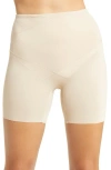 Miraclesuit ® Tummy Tuck Waistline Bike Shorts In Warm Beige
