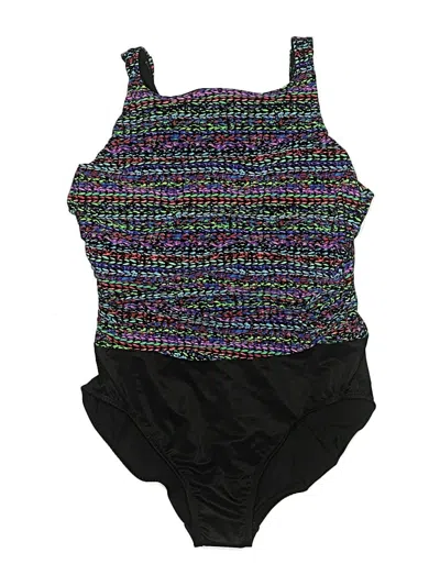 Pre-owned Miraclesuit Two Piece Swimsuit In Black