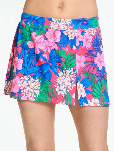 Miraclesuit ® Vented Skirt - Floral Jungle - Vibrant Pink - 16 Talbots