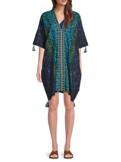 Miraclesuit Women's Alhambra Printed Caftan Cover-up