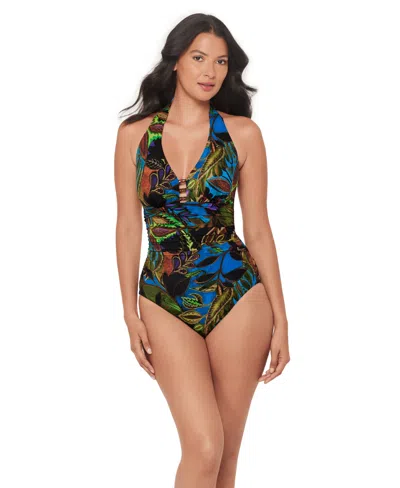 Miraclesuit Women's Amazonia Theia Soft Cup One-piece Swimsuit In Blue Multi