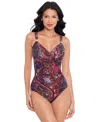 Miraclesuit Dynasty Siren Underwire One-piece In Dynasty