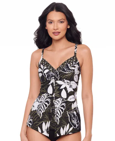 MIRACLESUIT WOMEN'S ELLE DORADO LOVE KNOT UNDERWIRED TANKINI TOP