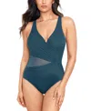Miraclesuit Illusionist Circle One Piece Swimsuit In Nova