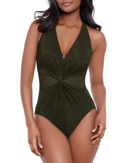 MIRACLESUIT WOMEN'S ILLUSIONIST WRAPTURE ONE PIECE SWIMSUIT