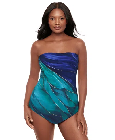 Miraclesuit Women's Maldiva Hankini Underwire Pull-on Tankini Top In Multi