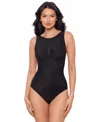 Miraclesuit Network News Evoke One Piece Swimsuit In Black