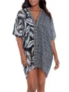 Miraclesuit Oasis Caftan Coverup In Black Multi