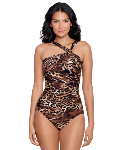 Miraclesuit Women's Ocicat Europa Underwire One Piece Swimsuit