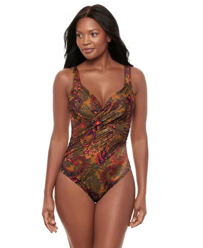 Miraclesuit Women's Perissa Revele Tummy-control Underwired One-piece Swimsuit In Multi