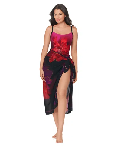 Miraclesuit Women's Petali Rosa Swim Cover-up Pareo In Multi