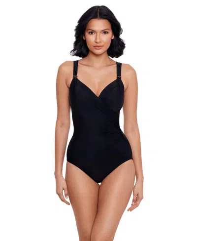 Miraclesuit Women's Razzle Dazzle Siren Dd Underwired One-piece Swimsuit In Black