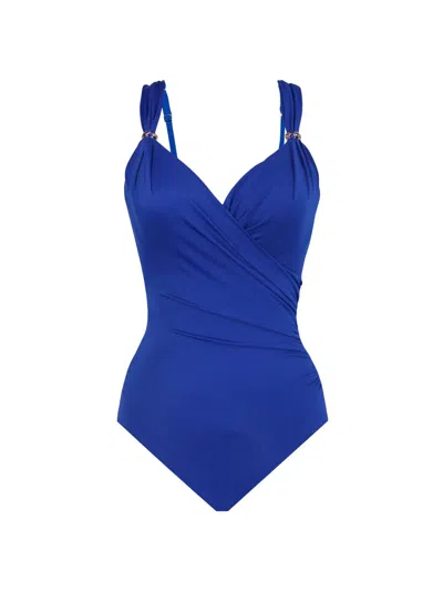 Miraclesuit Women's Razzle Dazzle Siren One-piece Swimsuit In Blue