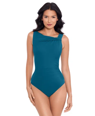 MIRACLESUIT WOMEN'S ROCK SOLID AVRA UNDERWIRE ONE-PIECE SWIMSUIT