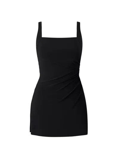 Miraclesuit Women's Rock Solid Orla Swim Dress In Black