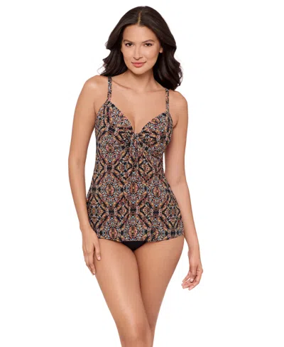 Miraclesuit Women's Scandale Marina Printed Tankini Top In Multi