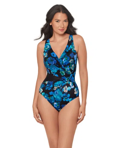 Miraclesuit Women's Secret Garden Circe Soft-cup One-piece Swimsuit In Black,multi
